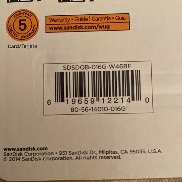 SanDisk microSDHC card with adapter 2 for 1 - Picture 4 of 4